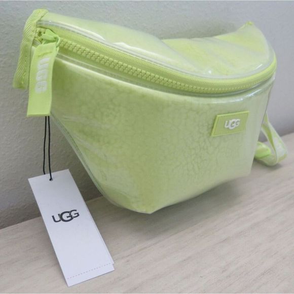 UGG 1126832 Women's One Size Clear/Pollen Green Nasha Belt Bag $125 - Picture 5 of 6